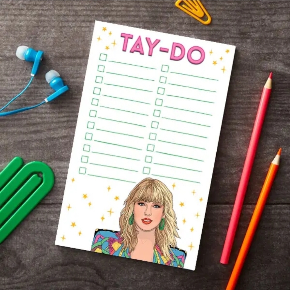 Tay-Do Notepad with Illustration